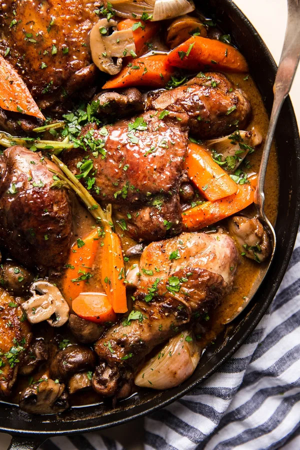 Coq au Vin - Christmas Dinner Ideas