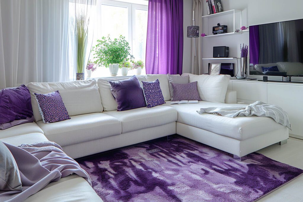 Lavender living room ideas