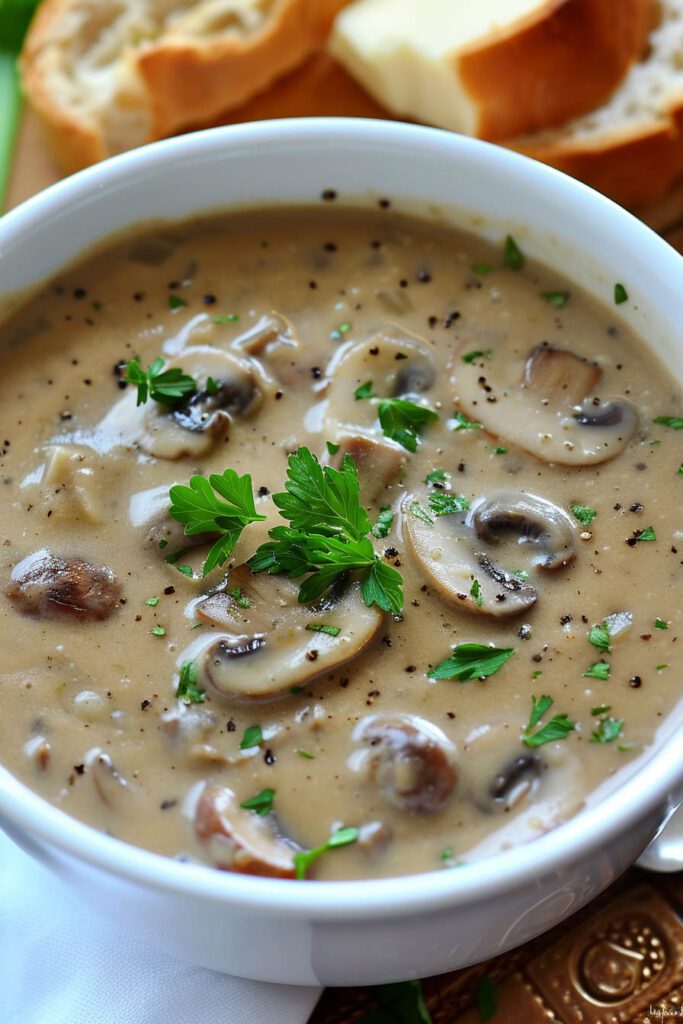 Classic Cream of Mushroom Soup - Cream Soup Recipes