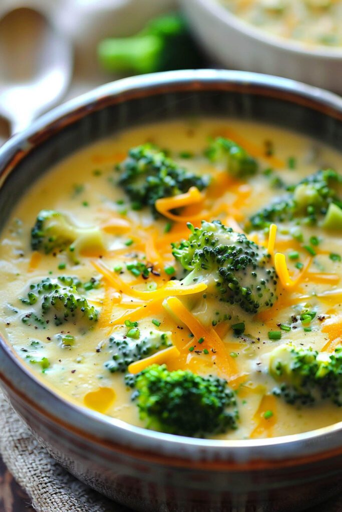 Creamy Broccoli Cheese Soup - Cream Soup Recipes