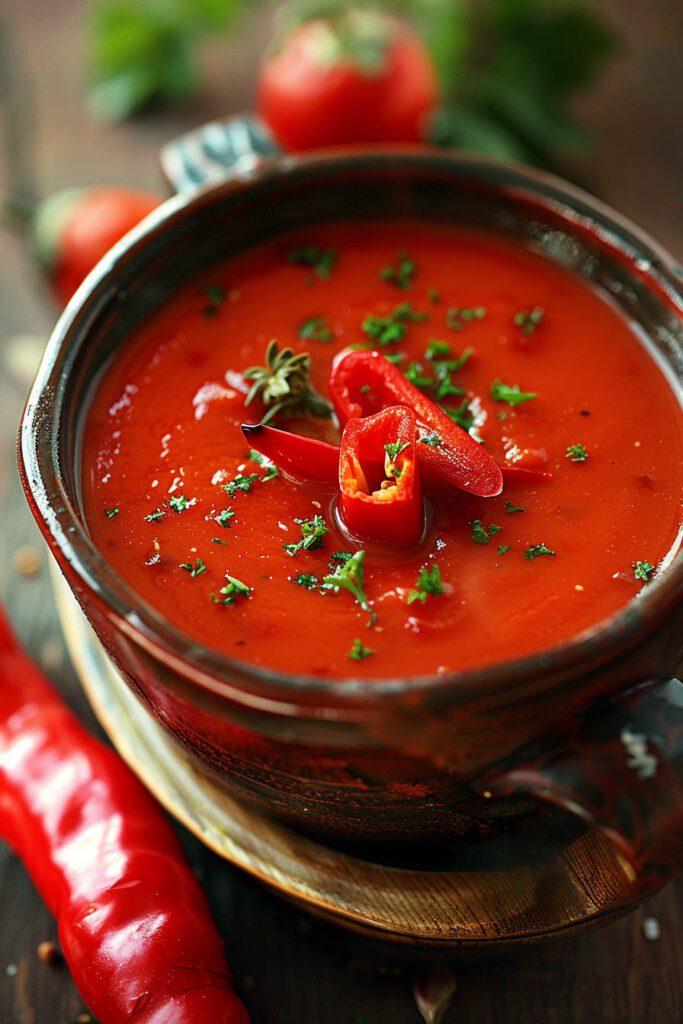 Creamy Roasted Red Pepper Soup - Cream Soup Recipes