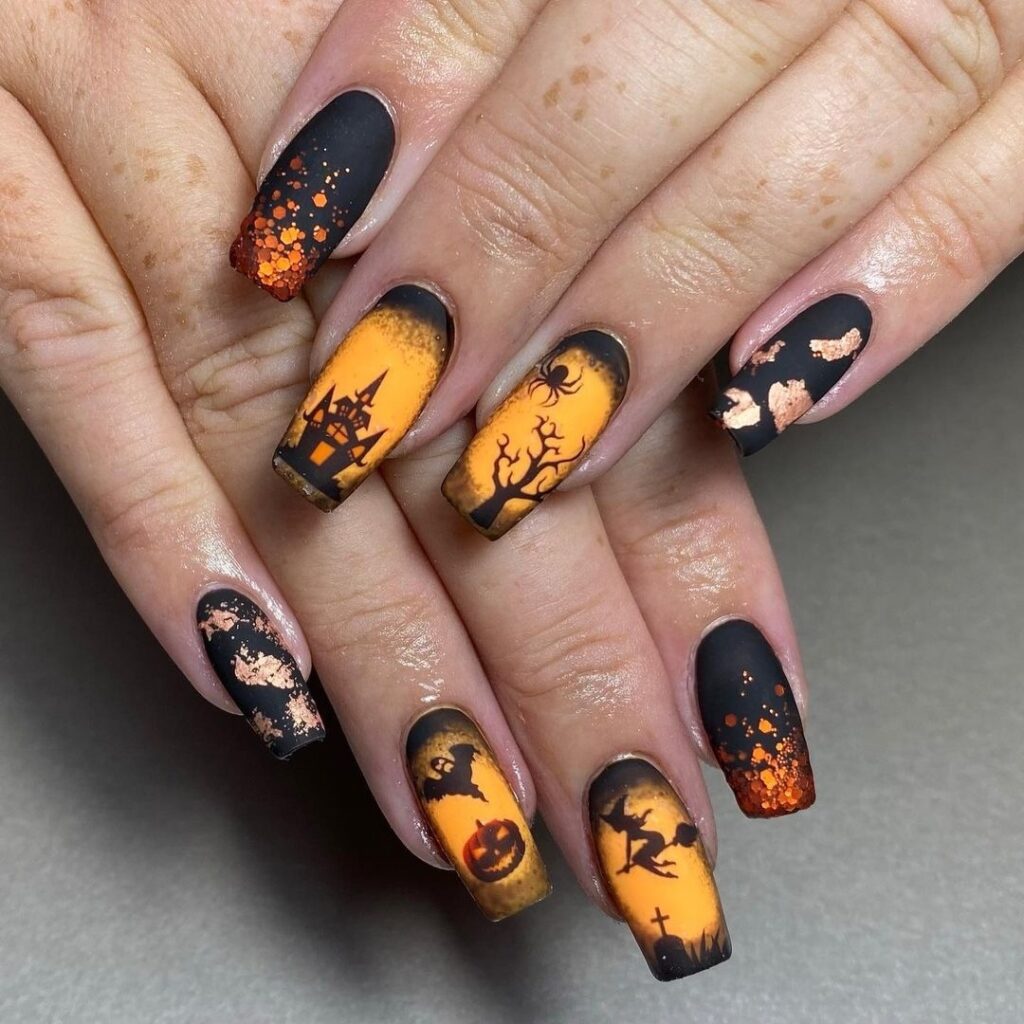 Halloween nails