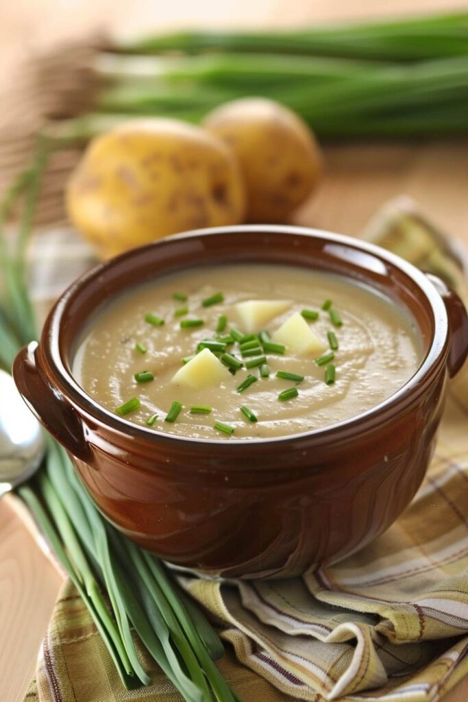 Velvety Potato Leek Soup - Cream Soup Recipes