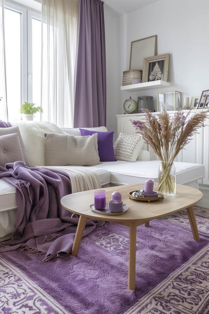 Lavender living room ideas