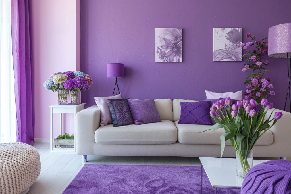 Lavender living room ideas