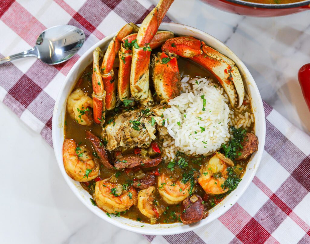 Seafood Gumbo - Christmas Dinner Ideas