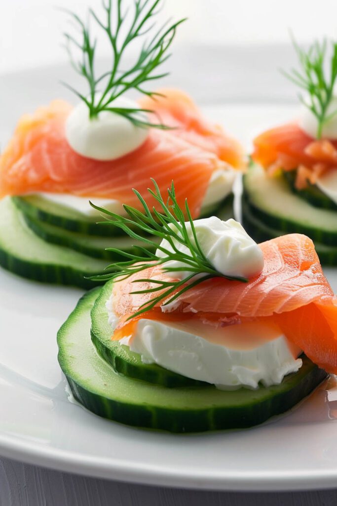 Cucumber Sandwiches - Healthy snack ideas