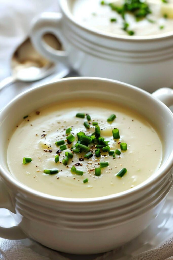 Creamy Garlic and Potato Soup - Cream Soup Recipes