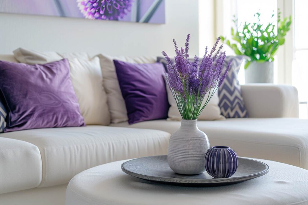 Lavender living room ideas