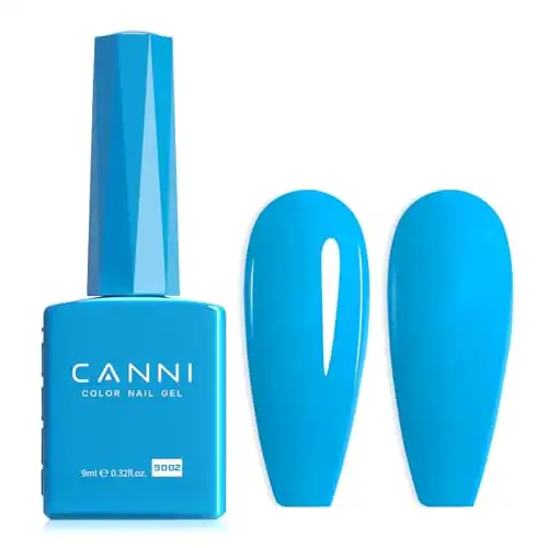 CANNI Blue Gel Nail Polish