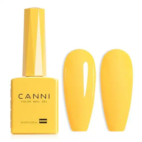 CANNI Yellow Gel Nail Polish