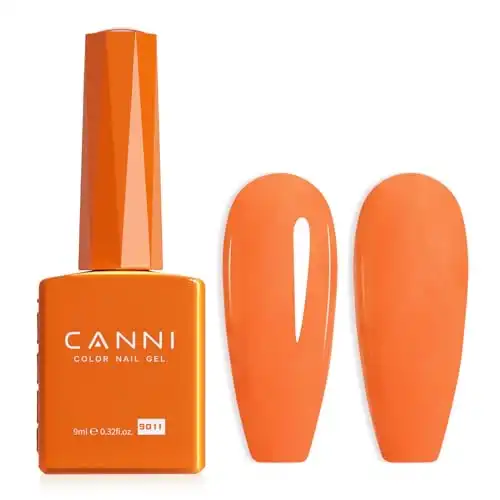 CANNI Orange Gel Nail Polish