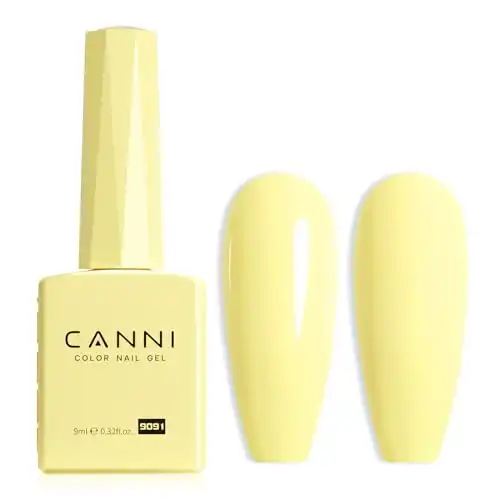 CANNI Yellow Gel Nail Polish