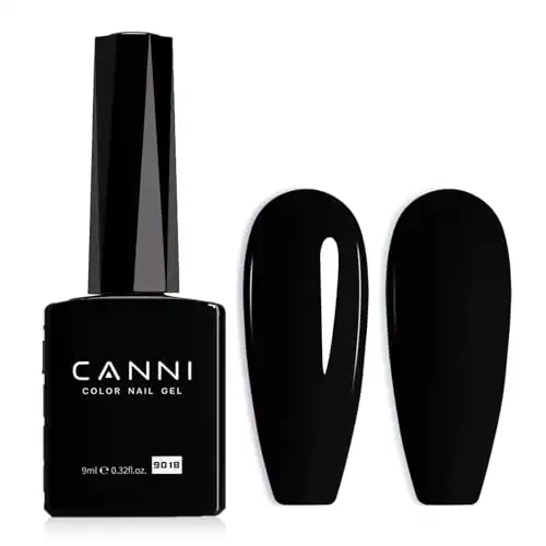 CANNI Black Gel Nail Polish