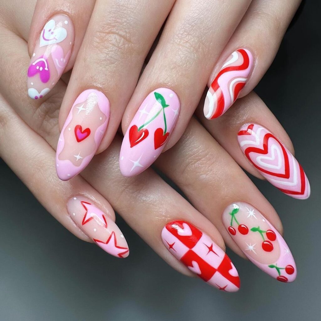 Valentine's Day Nails