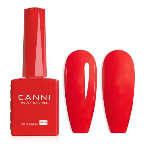 CANNI Red Gel Nail Polish