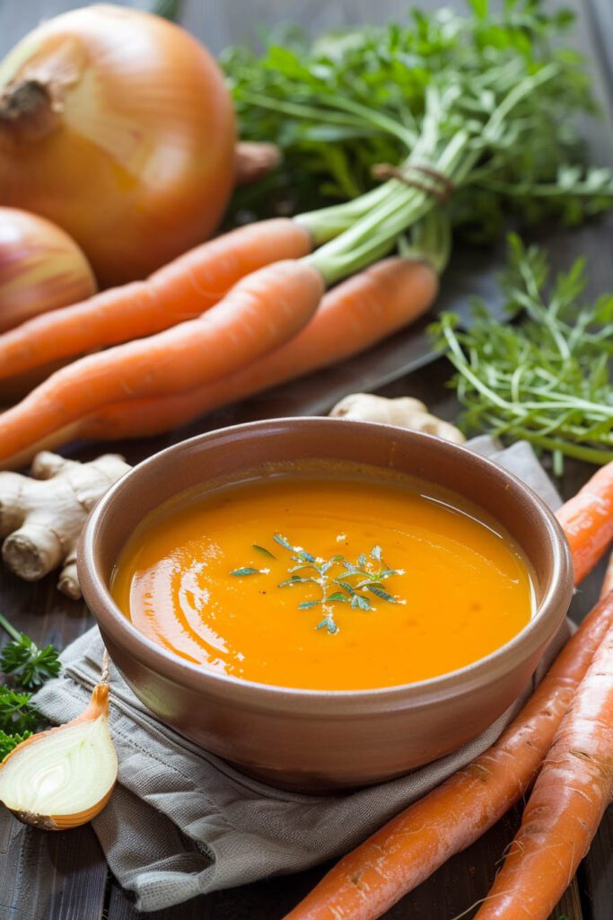 Creamy Carrot Ginger Soup - Cream Soup Recipes