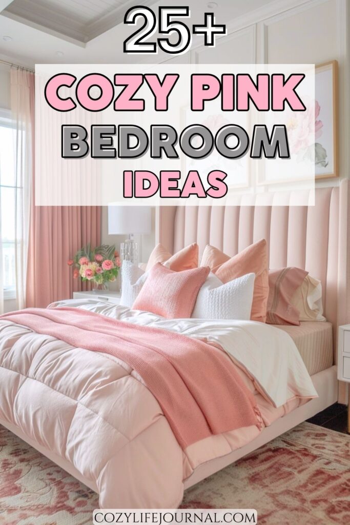 cozy pink bedroom ideas