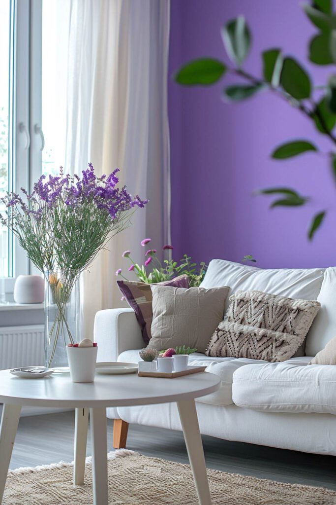 Lavender living room ideas