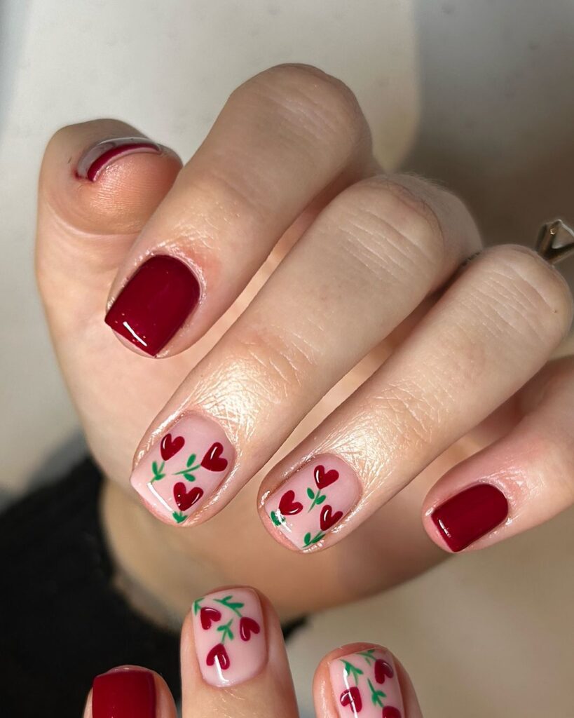 Valentine's Day Nails