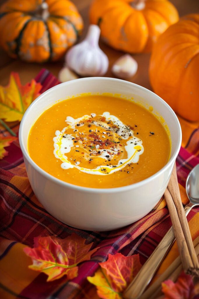 Spicy Pumpkin Cream Soup - Cream Soup Recipes