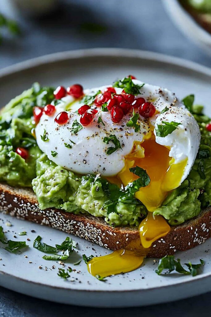 Avocado Toast with Poached Egg - Avocado Toast Ideas