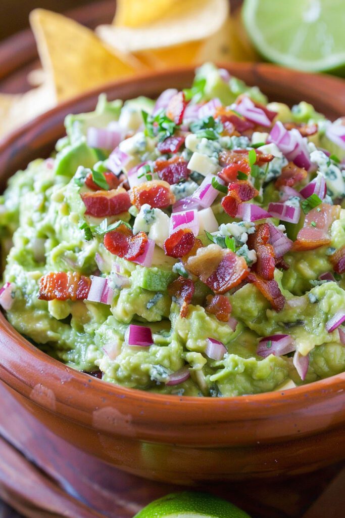 Bacon & Blue Cheese Guacamole