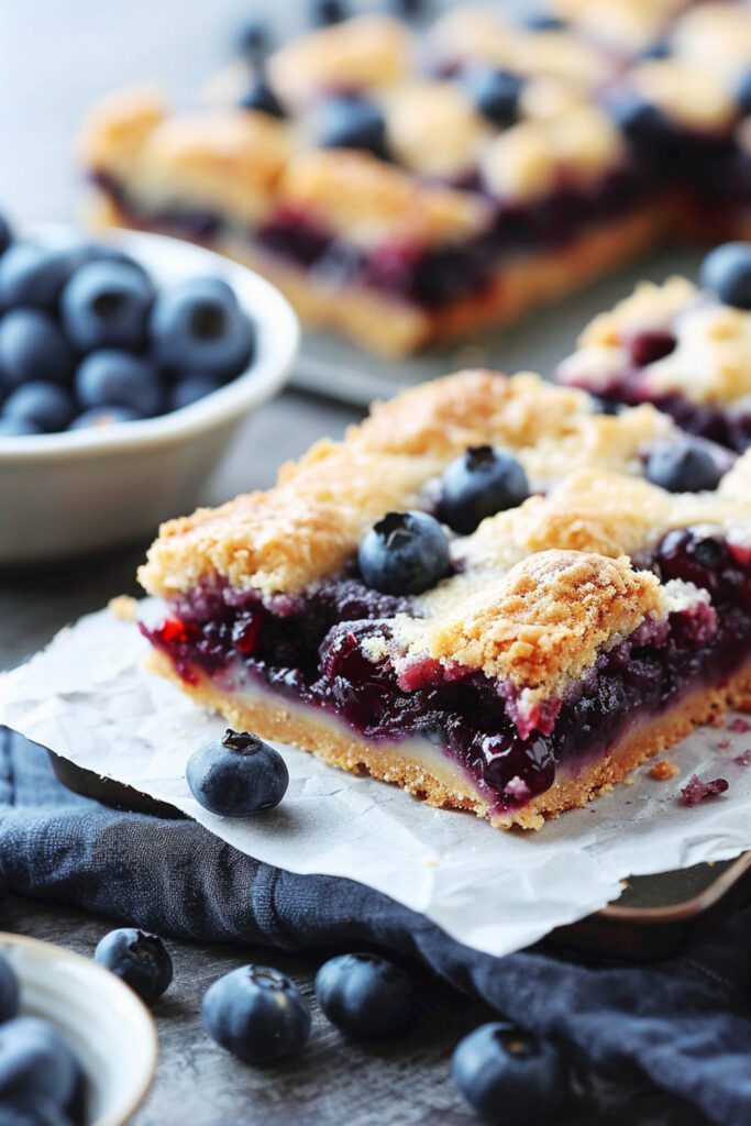 Blueberry Bars - blueberry recipes