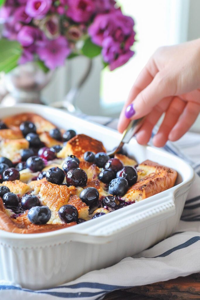 Blueberry French Toast Casserole - blueberry recipes