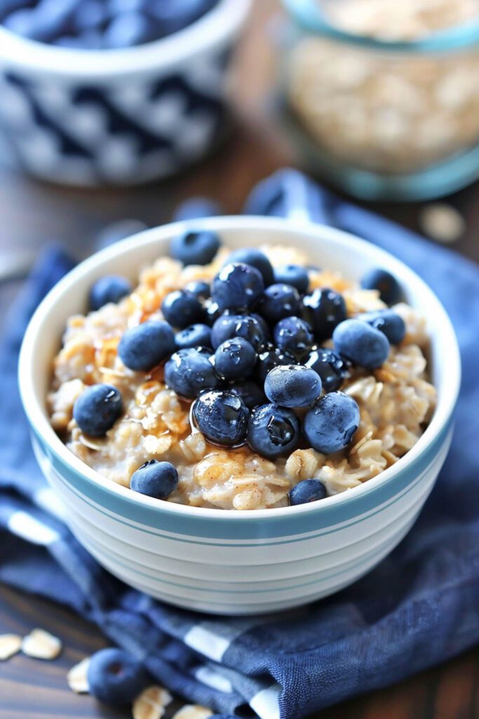 Blueberry Oatmeal - blueberry recipes