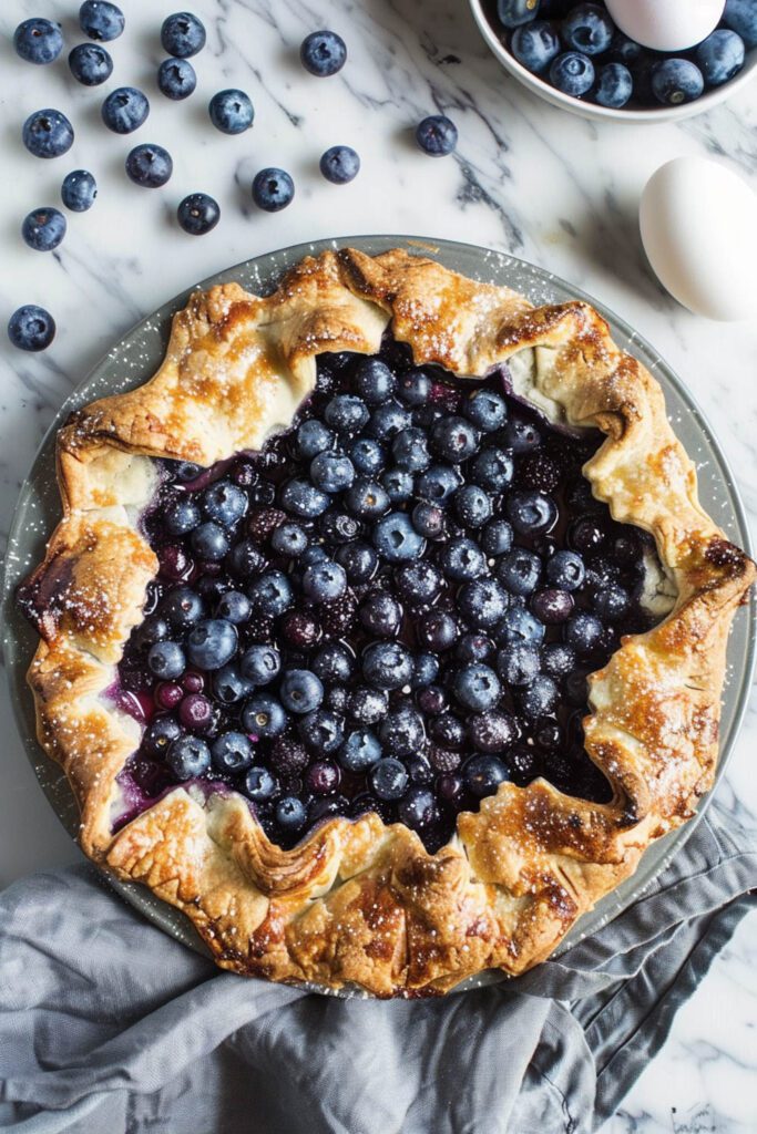 Blueberry Galette - blueberry recipes