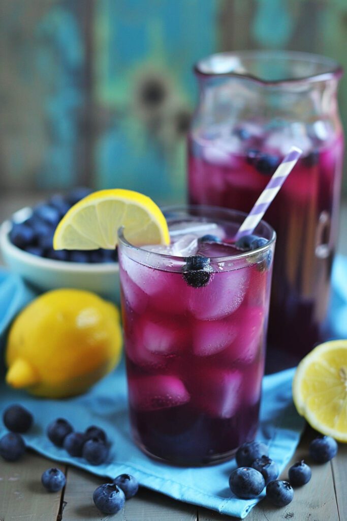 Blueberry Lemonade - blueberry recipes