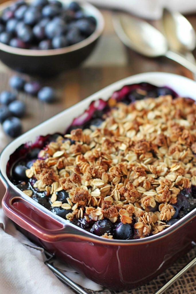 Blueberry Crisp - blueberry recipes