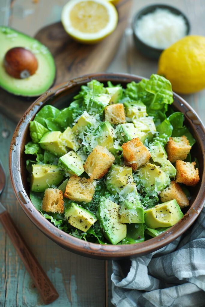 Caesar Salad with Avocado