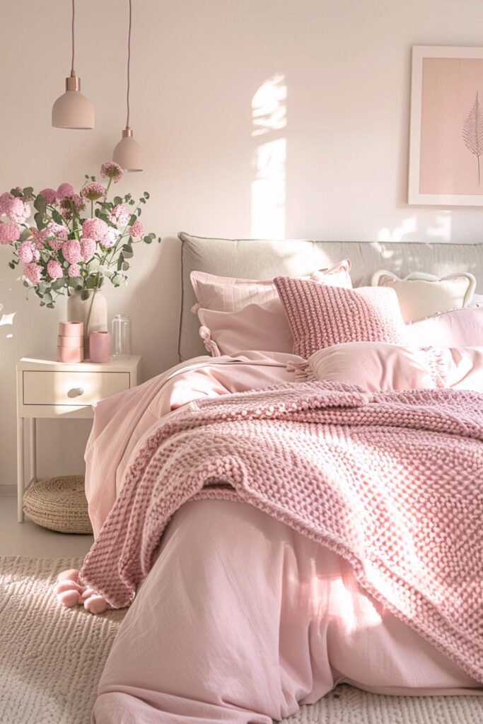 cozy pink bedroom ideas