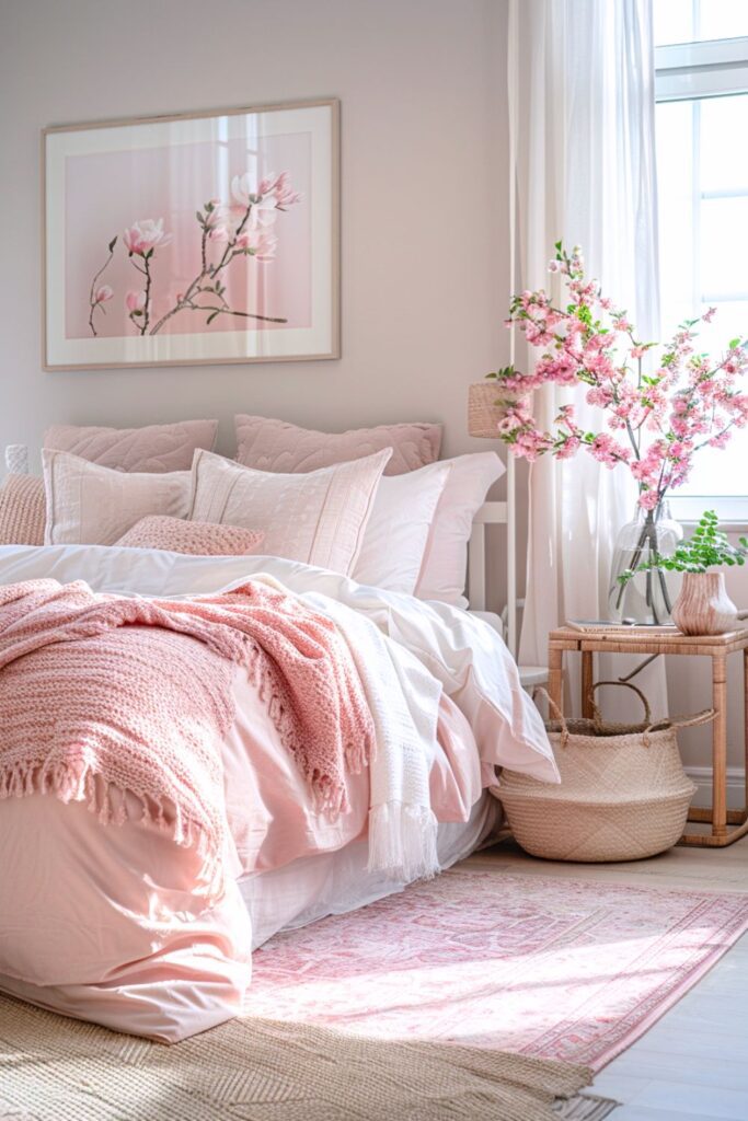 cozy pink bedroom ideas