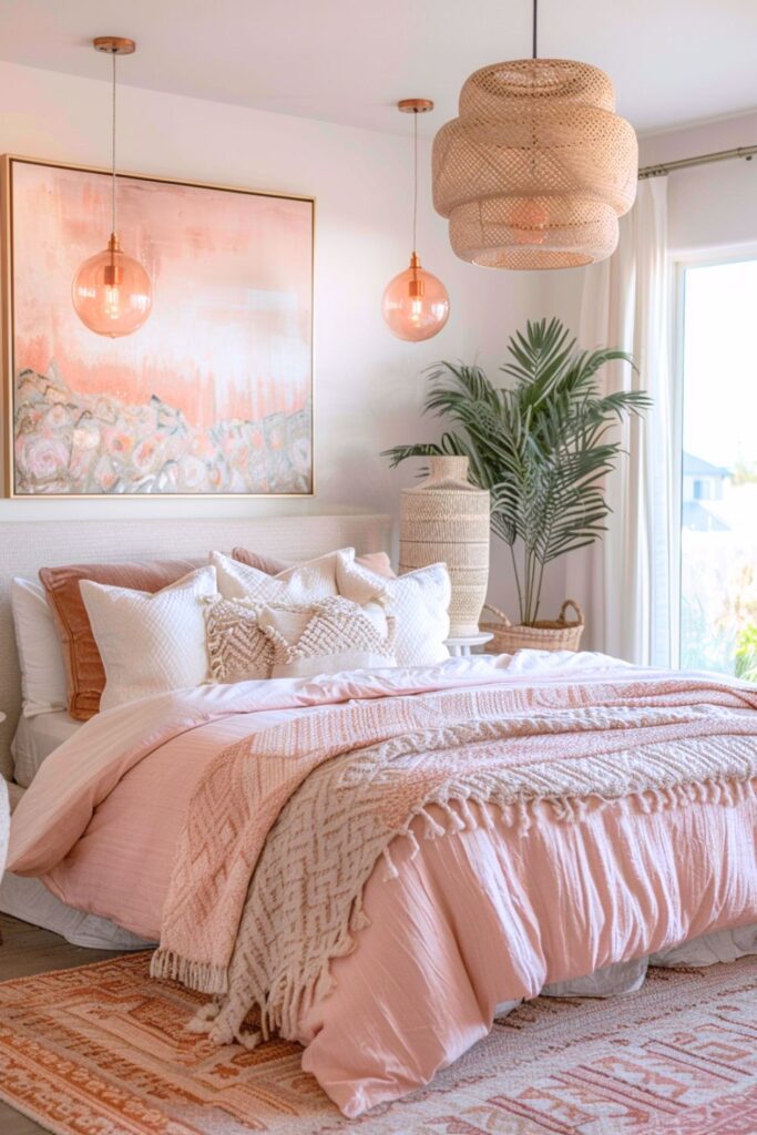 cozy pink bedroom ideas