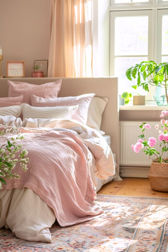 cozy pink bedroom ideas