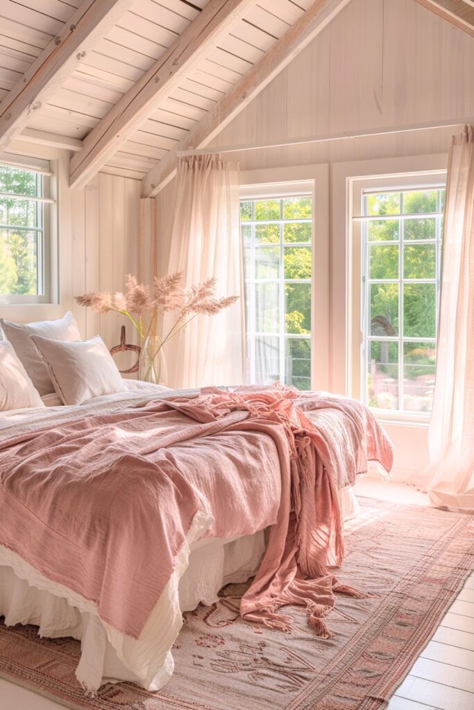 cozy pink bedroom ideas