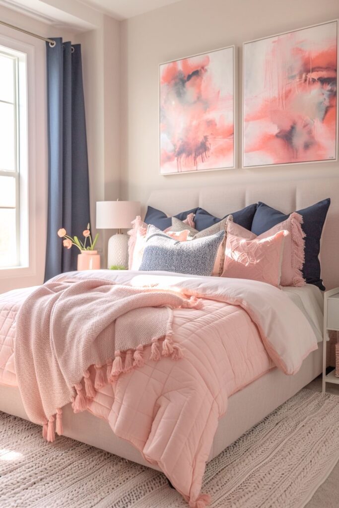 cozy pink bedroom ideas