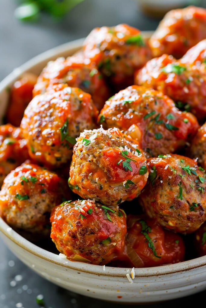 Turkey Meatballs - crockpot recipes