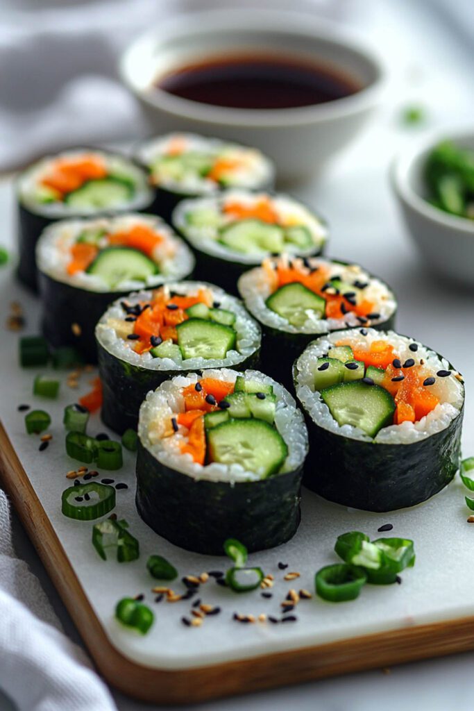 Cucumber Sushi Rolls - Cucumber Recipes