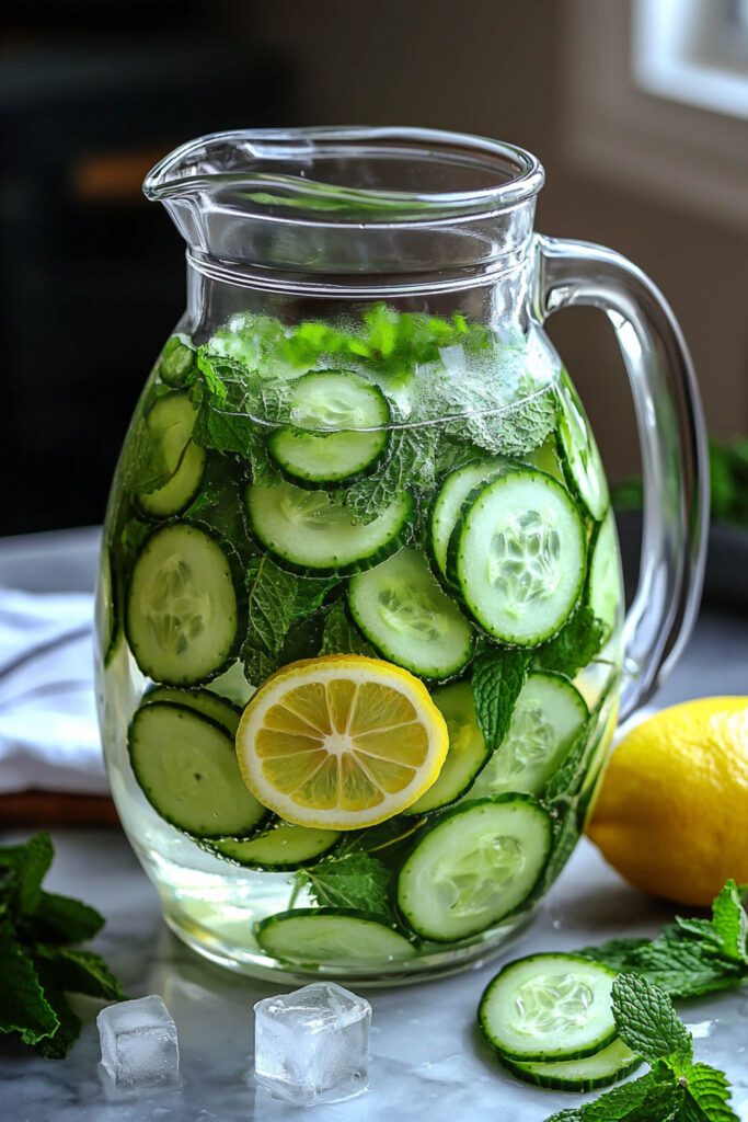 Cucumber Infused Water - Cucumber Recipes