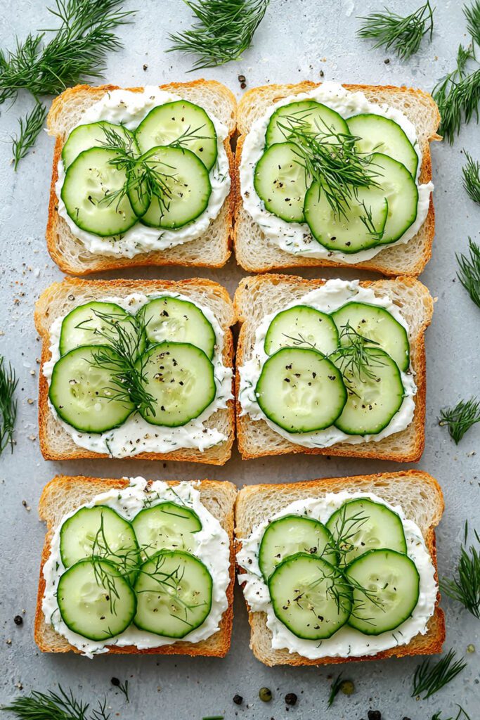 Cucumber Sandwiches - Cucumber Recipes