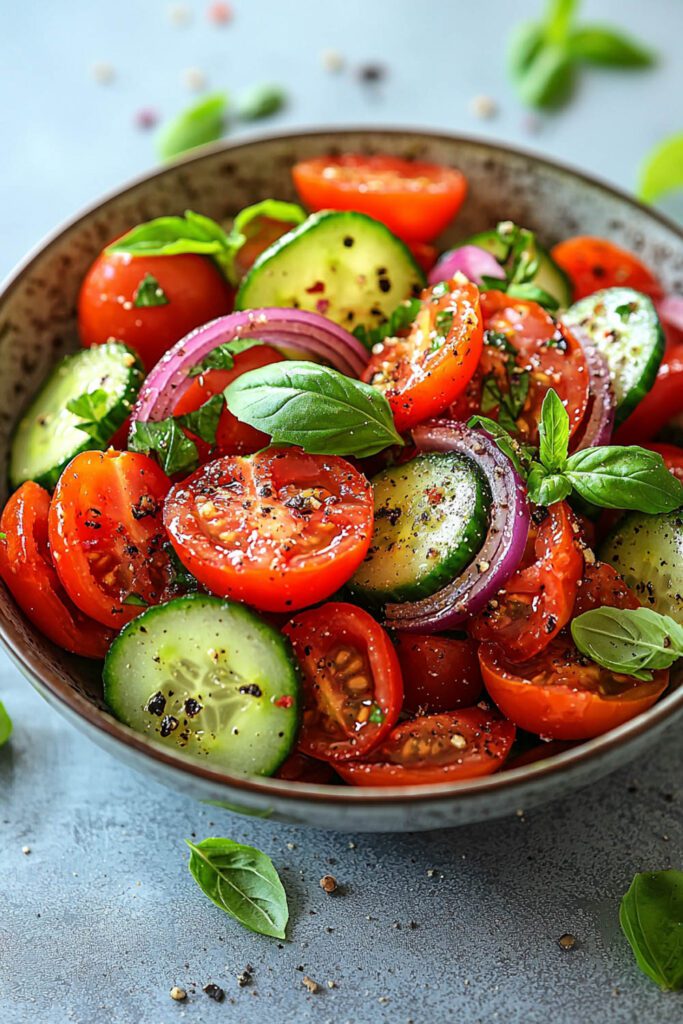 Cucumber and Tomato Salad - Cucumber Recipes