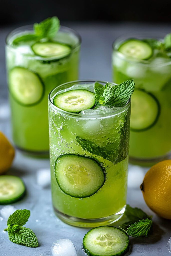 Cucumber Mint Lemonade - Cucumber Recipes