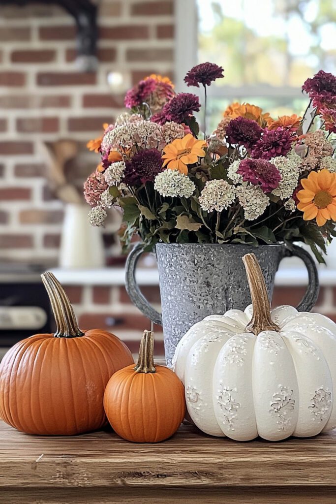 Pumpkin Displays - Fall Decor Ideas