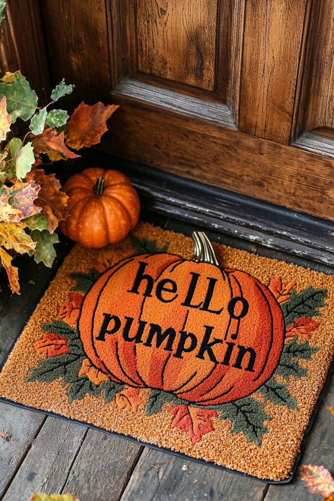 Seasonal Doormat - Fall Decor Ideas