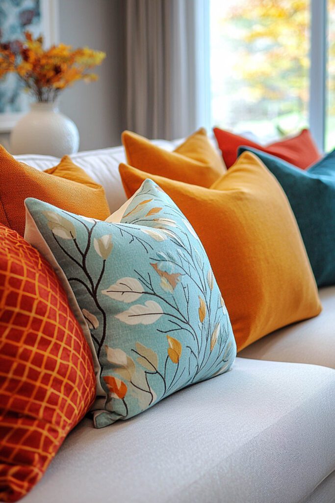 Fall-themed Pillows - Fall Decor Ideas