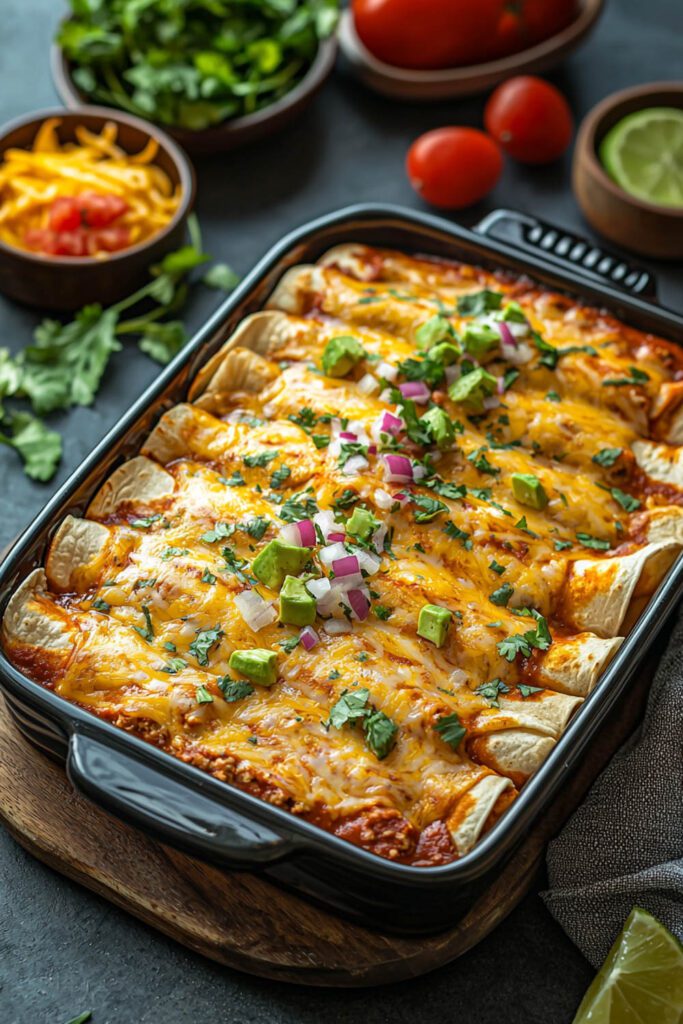 Turkey Enchiladas - ground turkey recipes